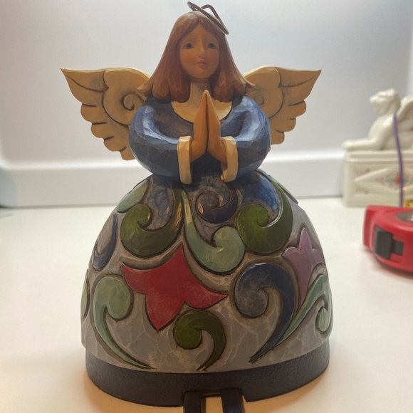 Jim shore angel christmas morning